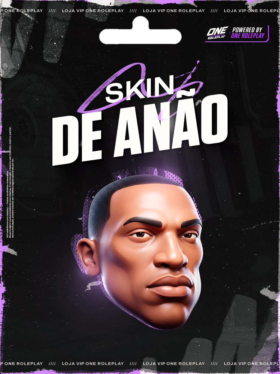 🧍‍♂️Skin anão🧍‍♂️