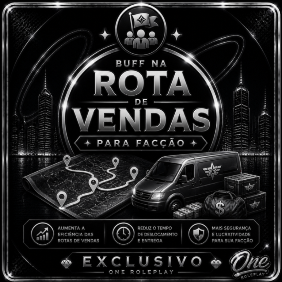 Buff nas rotas de vendas de drogas