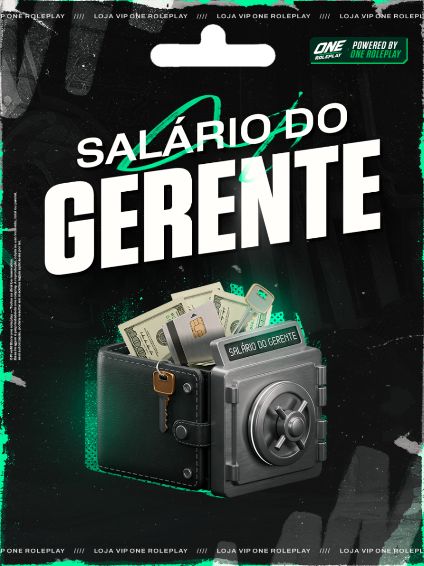💵Salário do gerente💵