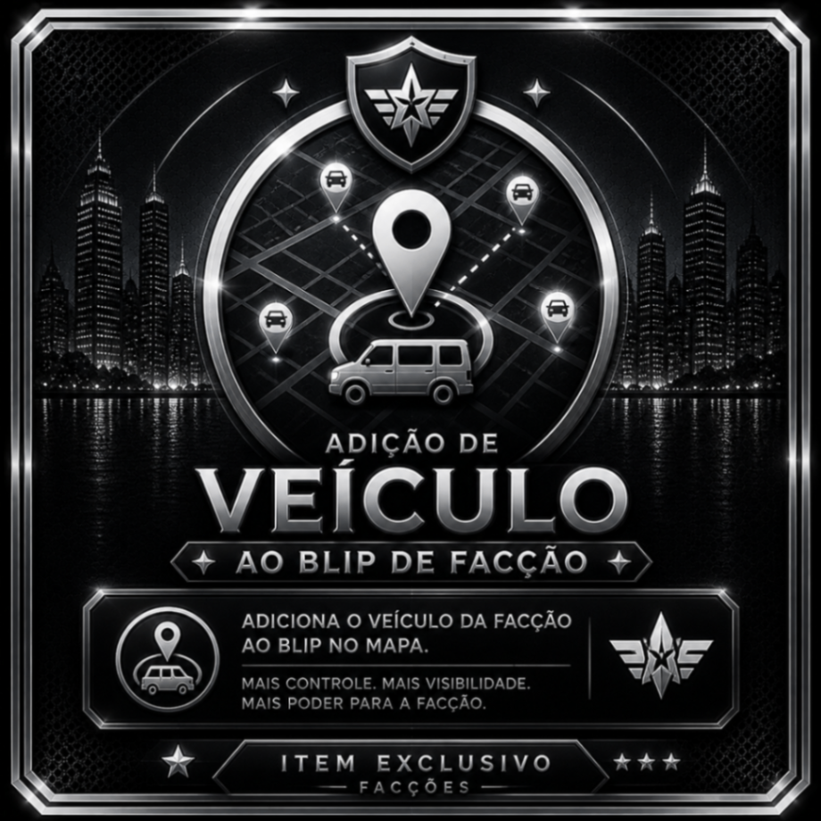 Adição de veículo ao blip de facção