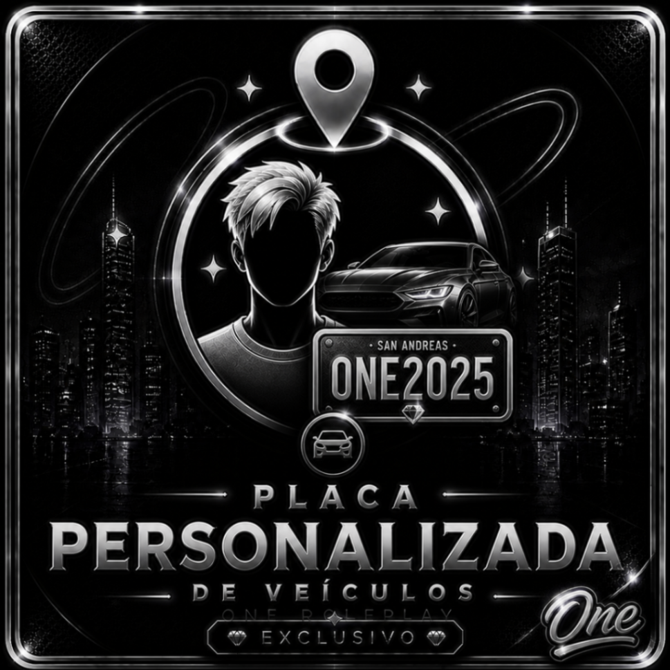 Placa personalizada ( veículos )