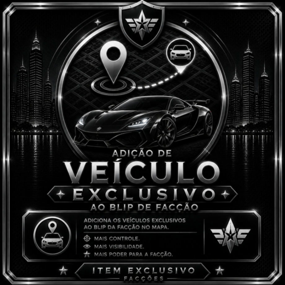 Adição de veículo exclusivo ao blip de facção